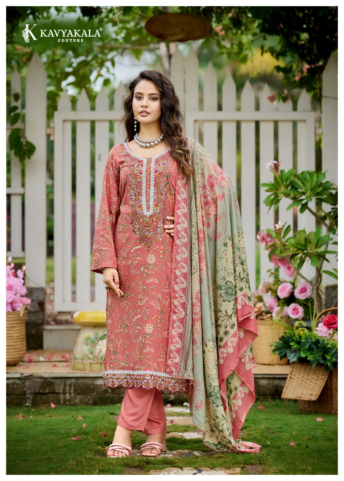 Riwayat Vol 3 Kavyakala Lawn Cotton Karachi Salwar Suits Supplier India