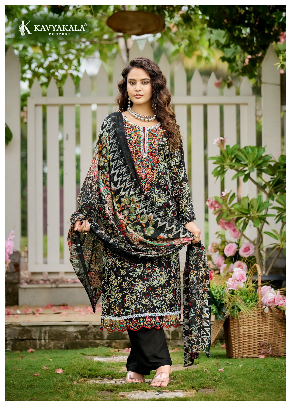 Riwayat Vol 3 Kavyakala Lawn Cotton Karachi Salwar Suits Supplier India