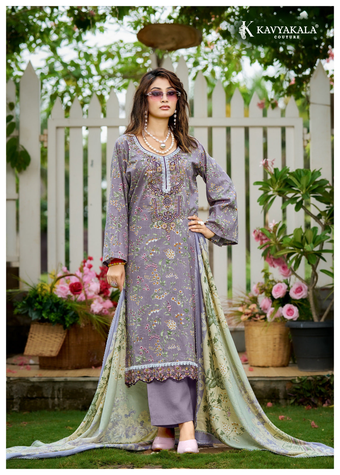 Riwayat Vol 3 Kavyakala Lawn Cotton Karachi Salwar Suits Supplier India