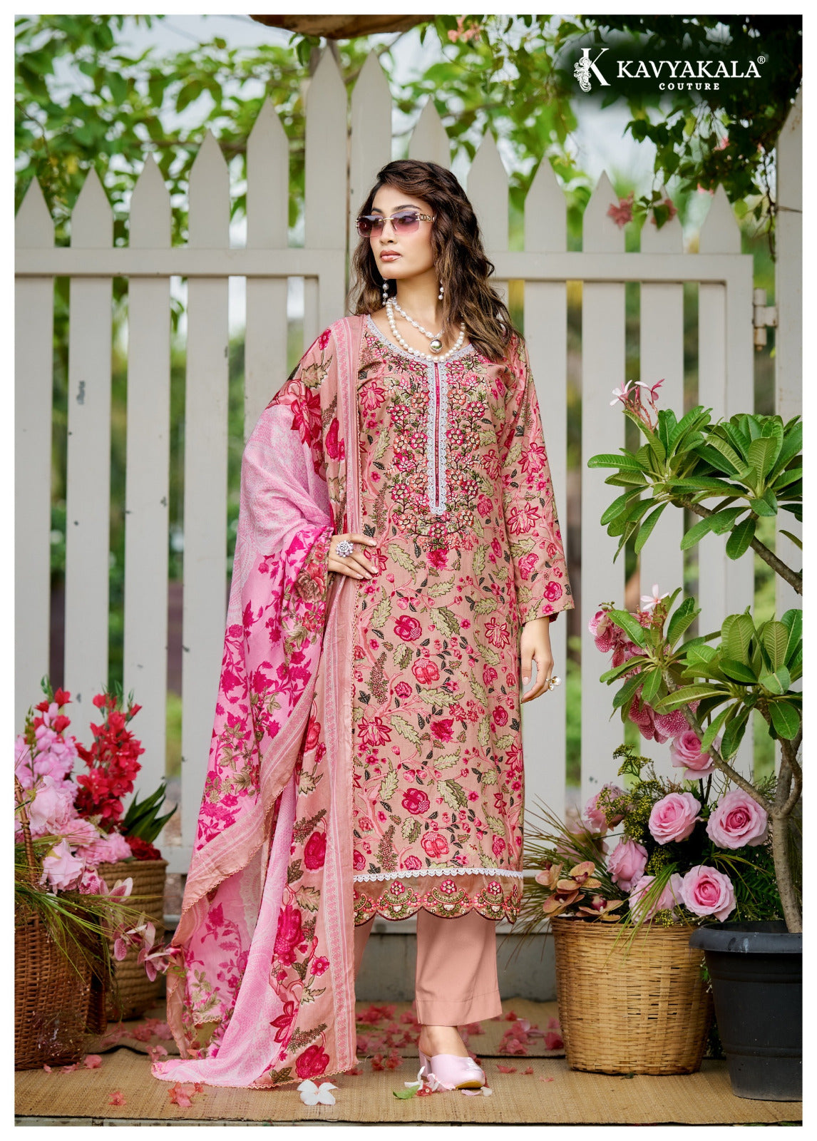 Riwayat Vol 3 Kavyakala Lawn Cotton Karachi Salwar Suits Supplier India
