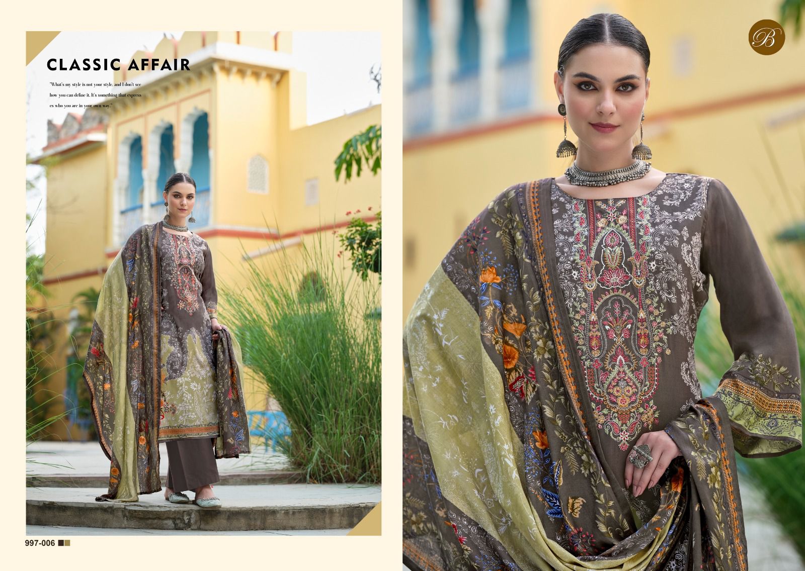 Riwayat Vol 8 Belliza Designer Studio Viscose Rayon Karachi Salwar Suits Supplier Gujarat