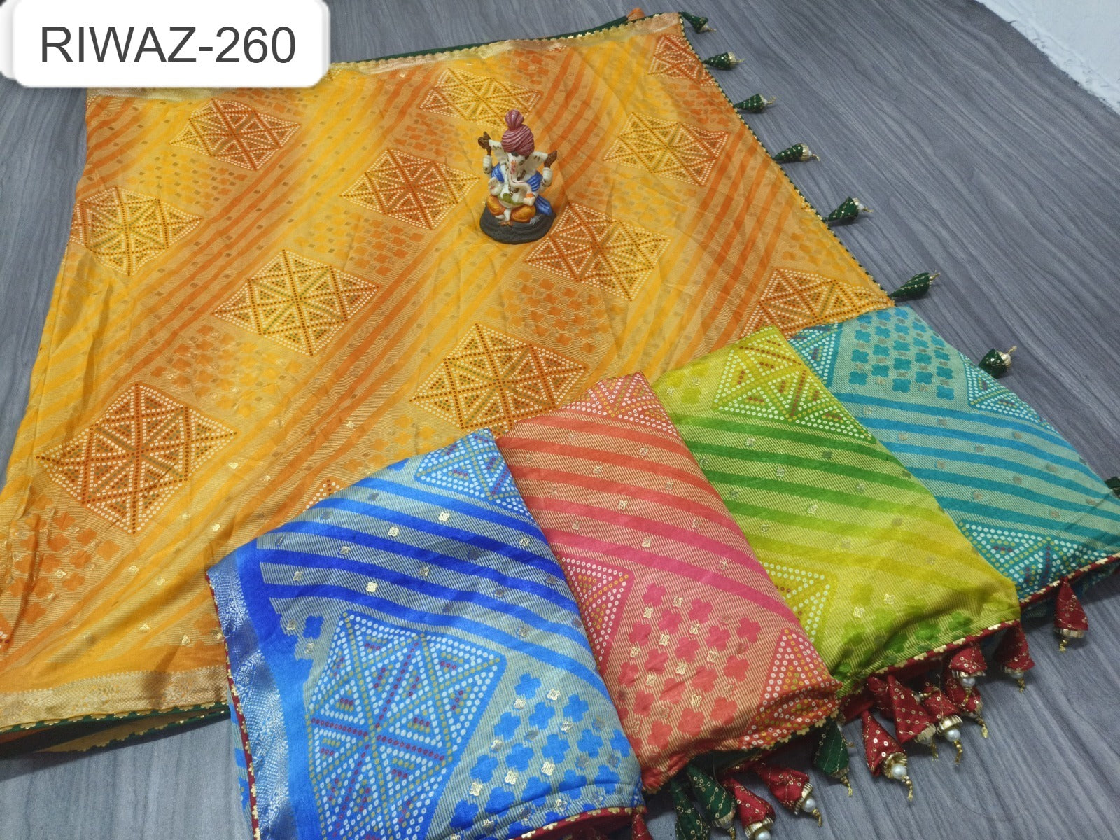Riwaz 260 Kalpveli Dola Silk Sarees Wholesaler Ahmedabad