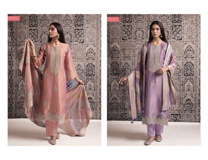 Riwaz Naariti Tissue Silk Pant Style Suits Wholesaler India