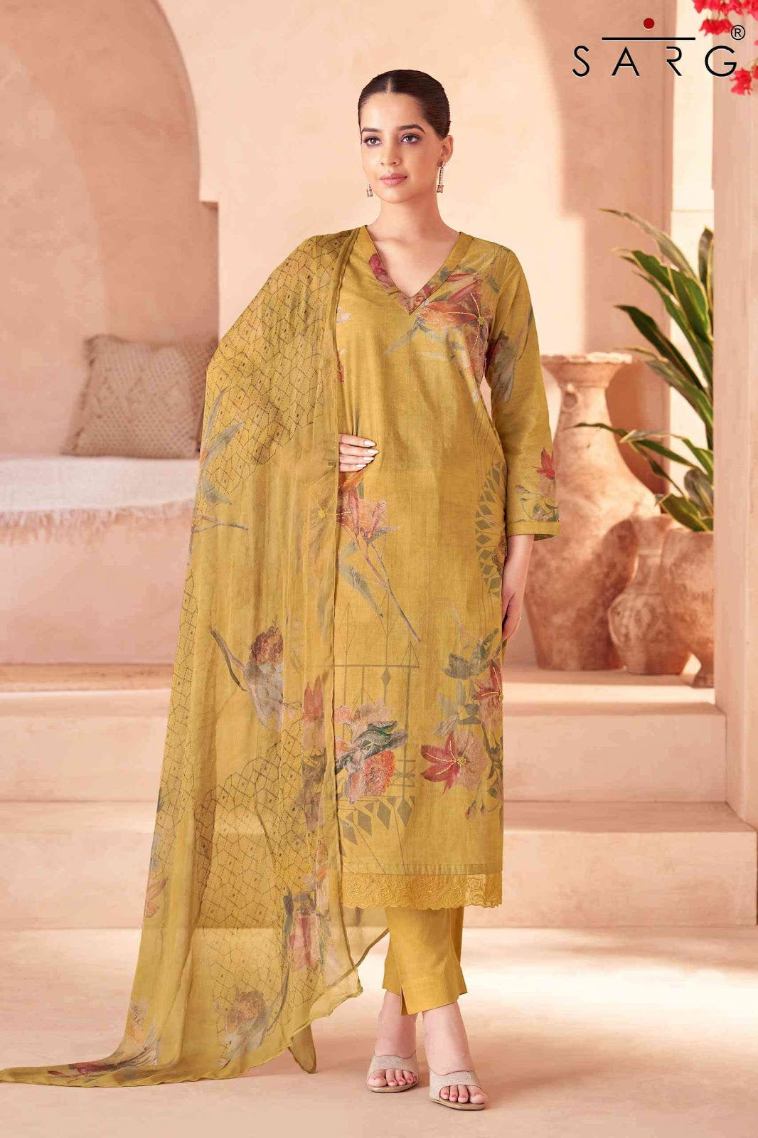 Riya Sarg Cotton Lawn Salwar Suits Manufacturer India
