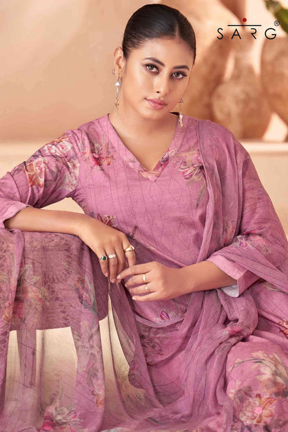 Riya Sarg Cotton Lawn Salwar Suits Manufacturer India