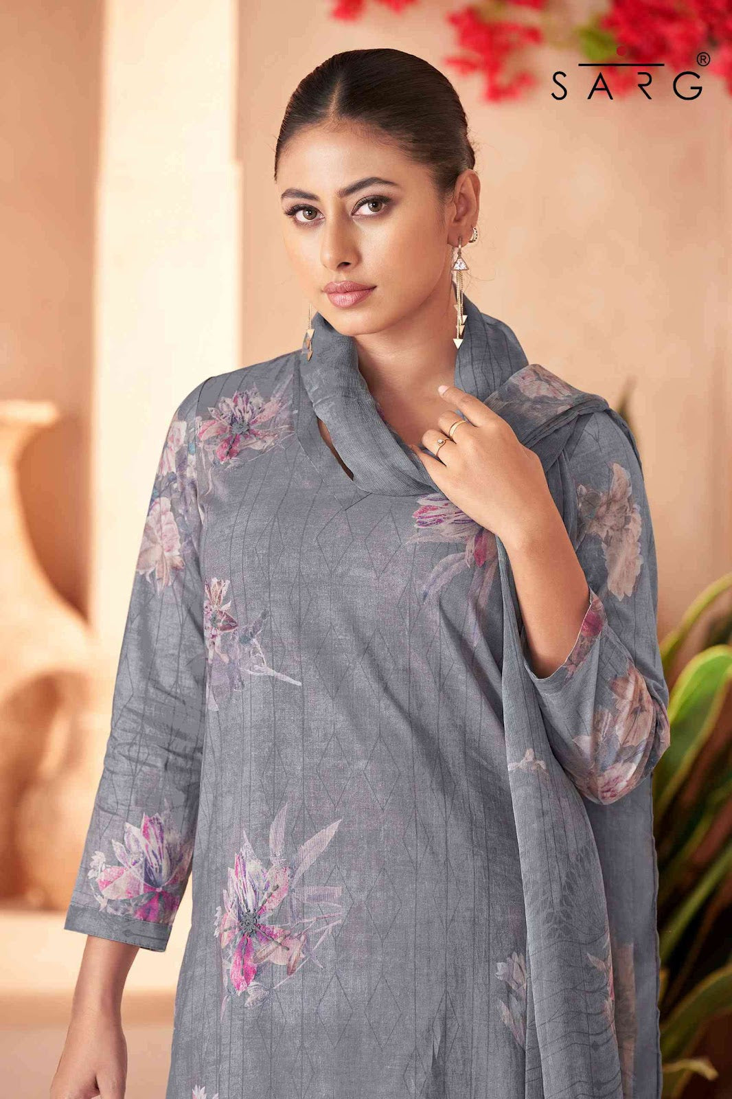 Riya Sarg Cotton Lawn Salwar Suits Manufacturer India