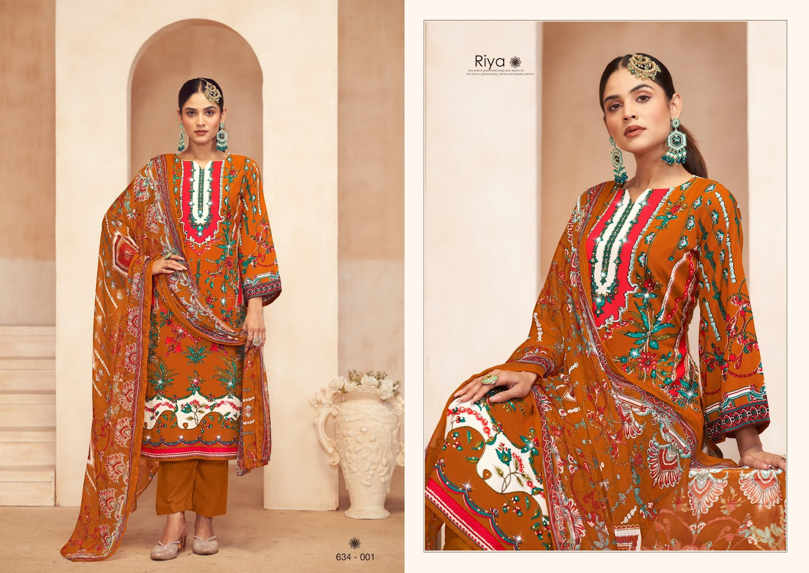 Riya Zulfat Designer Viscose Rayon Pakistani Salwar Suits Exporter India