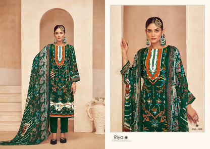 Riya Zulfat Designer Viscose Rayon Pakistani Salwar Suits Exporter India