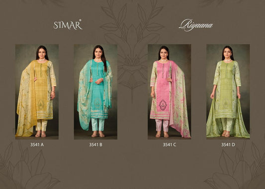 Riyaana Simar Lawn Cotton Pant Style Suits