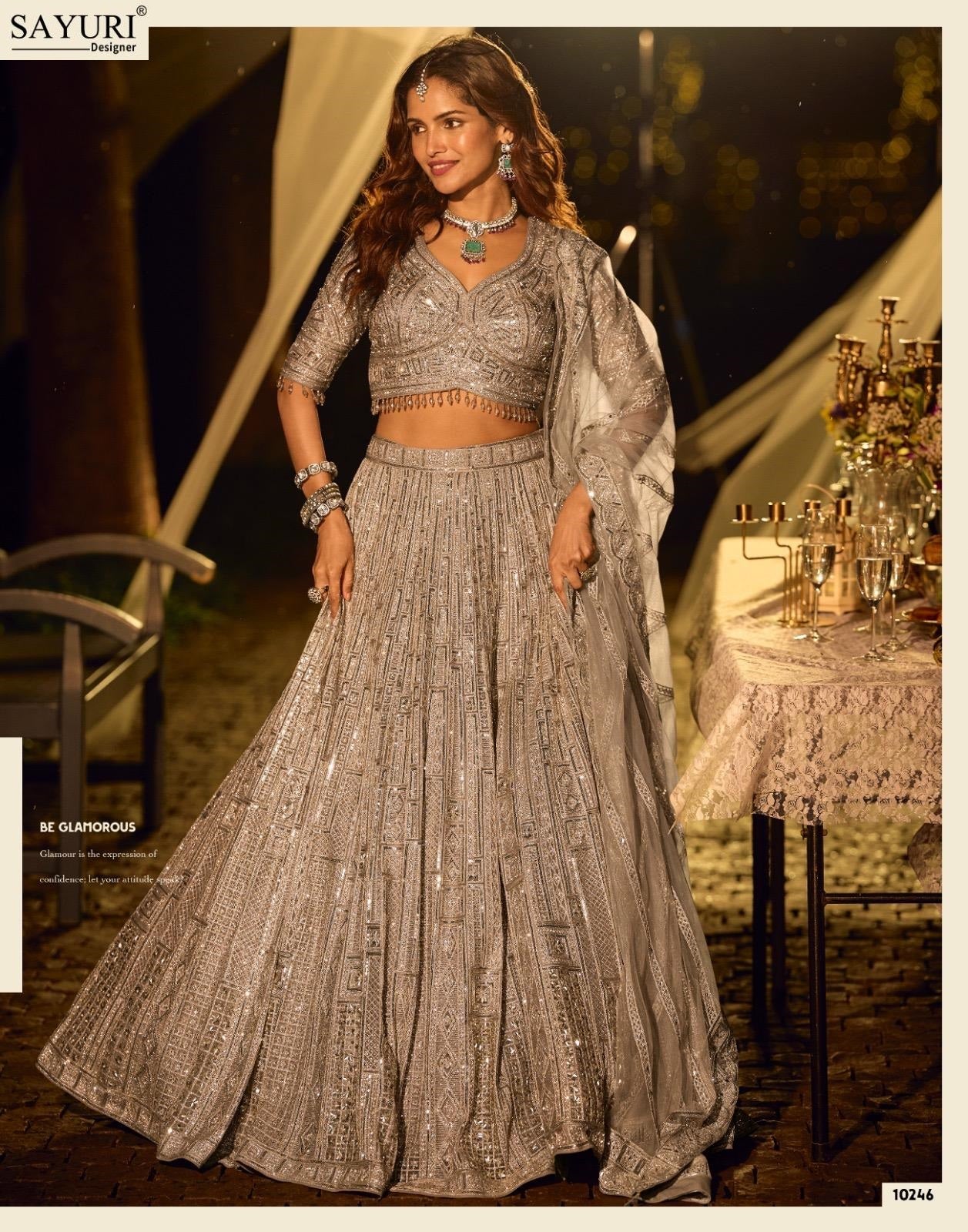 Riyaasat Sayuri Pure Net Readymade Lehenga Choli Supplier
