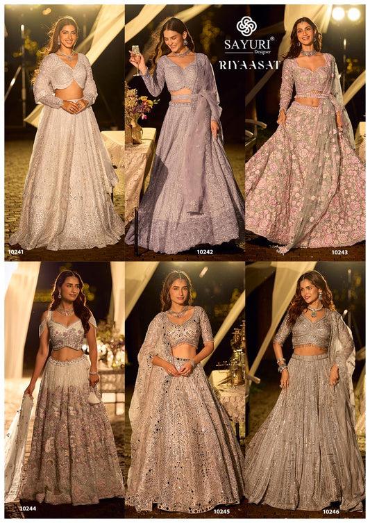 Riyaasat Sayuri Pure Net Readymade Lehenga Choli Supplier