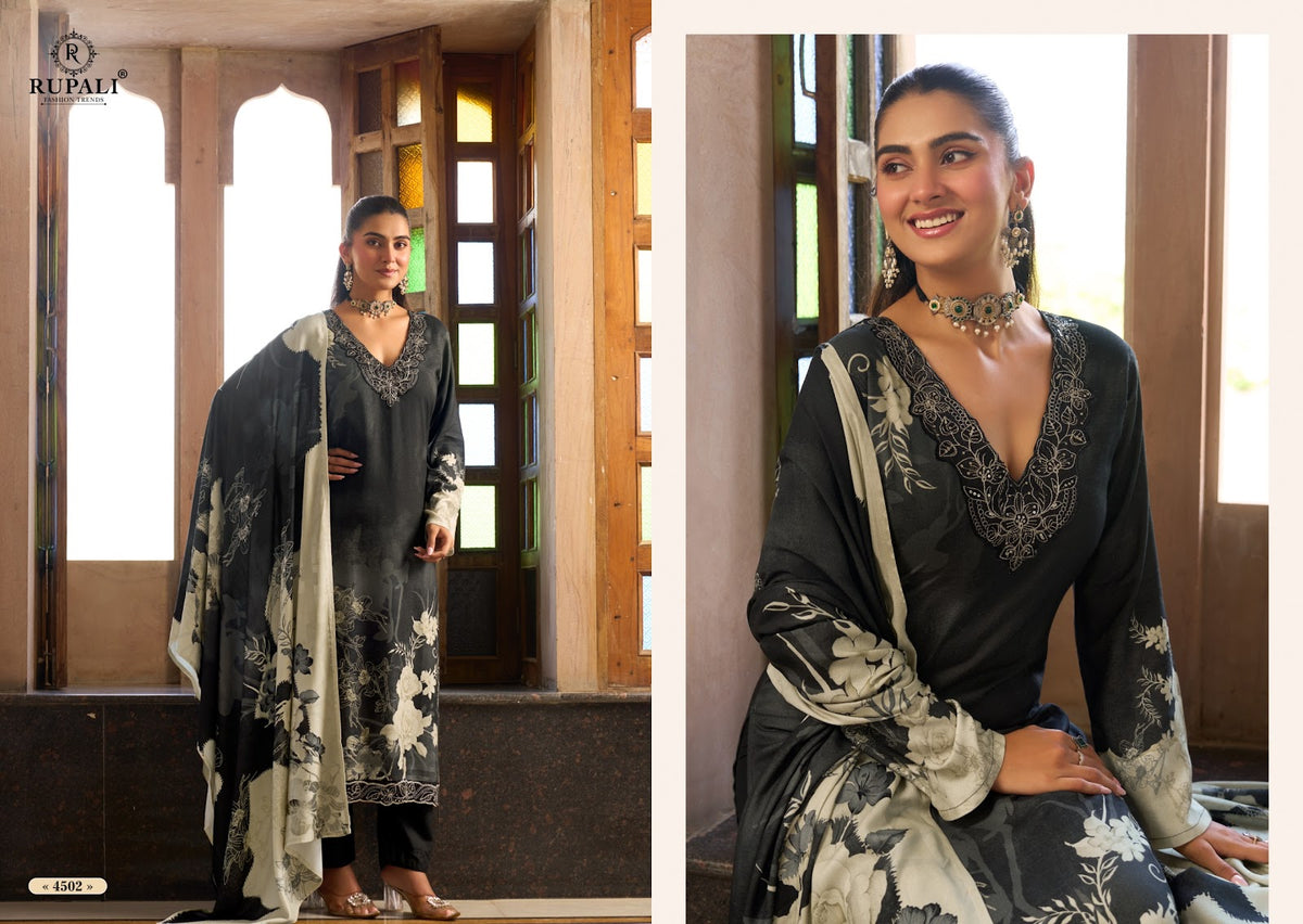 Riyana Rupali Viscose Pashmina Suits Wholesaler
