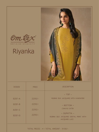 Riyanka Omtex Pant Style Suits Wholesaler