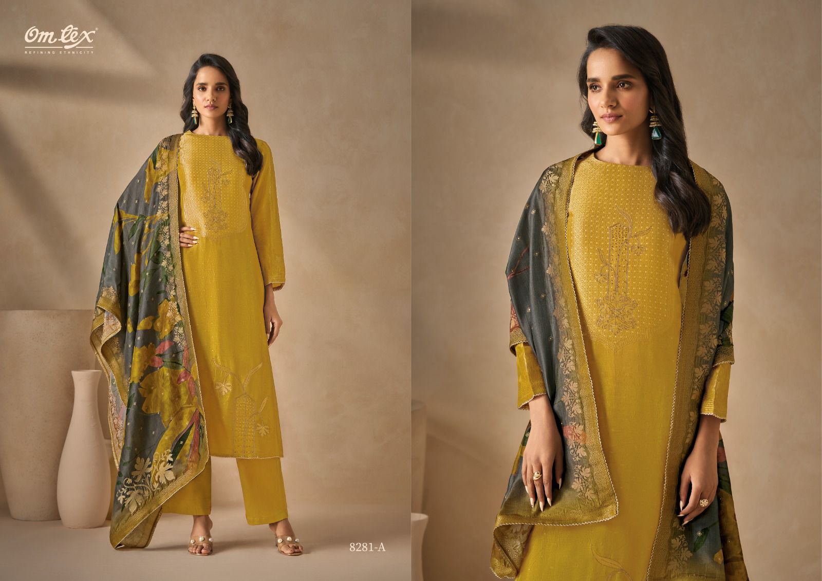 Riyanka Omtex Pant Style Suits Wholesaler