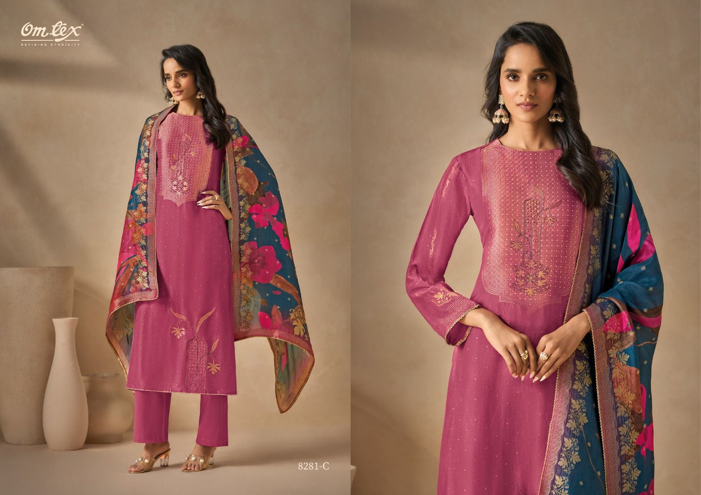 Riyanka Omtex Pant Style Suits Wholesaler