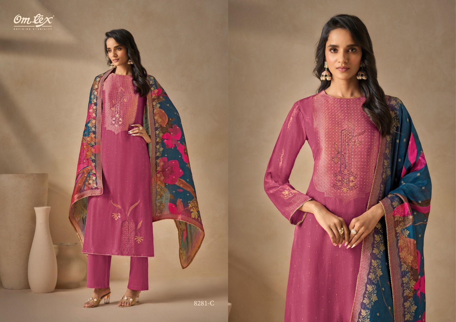 Riyanka Omtex Pant Style Suits Wholesaler