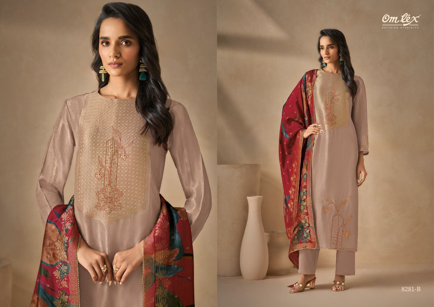 Riyanka Omtex Pant Style Suits Wholesaler