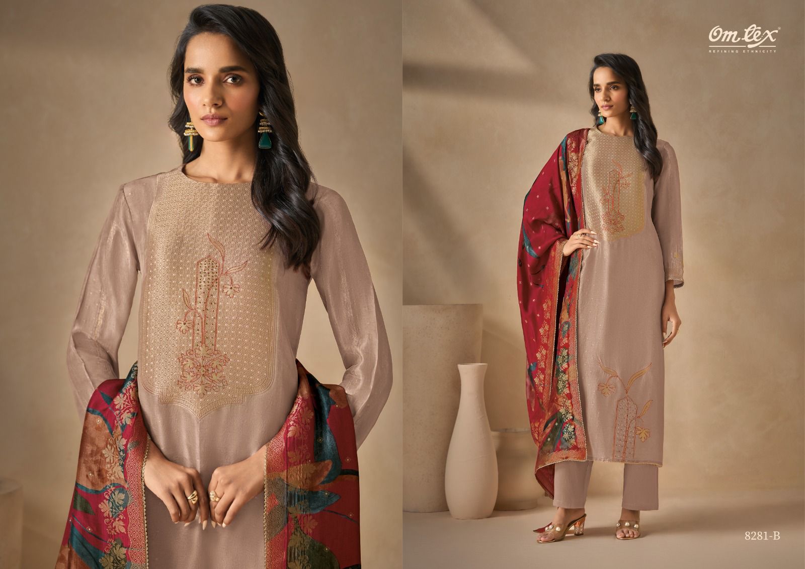 Riyanka Omtex Pant Style Suits Wholesaler