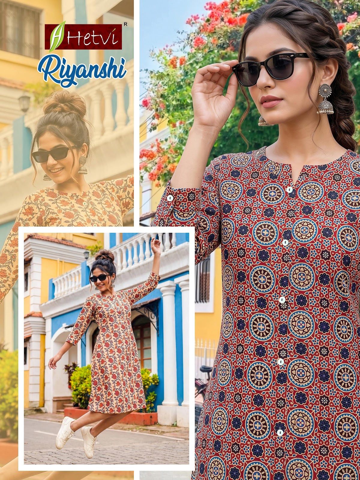 Riyanshi Hetvi Cotton Anarkali Kurtis Wholesaler India