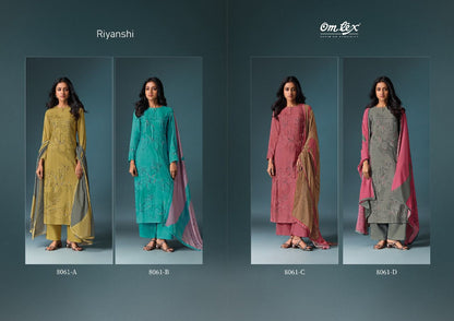 Riyanshi Omtex Silk Pant Style Suits Manufacturer Ahmedabad