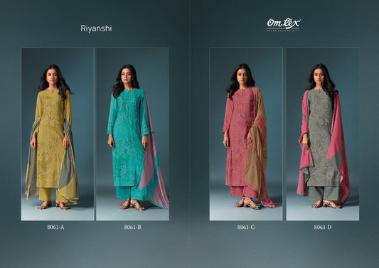Riyanshi Omtex Silk Pant Style Suits Manufacturer Ahmedabad