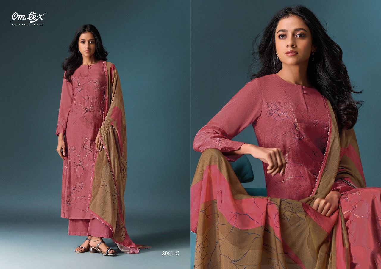 Riyanshi Omtex Silk Pant Style Suits Manufacturer Ahmedabad