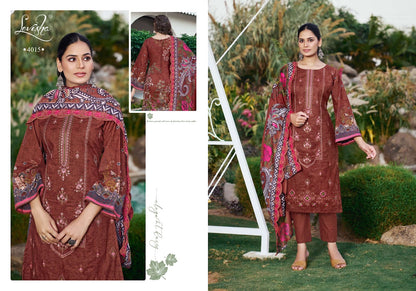 Riyasat Levisha Lawn Cotton Pakistani Salwar Suits Exporter Ahmedabad