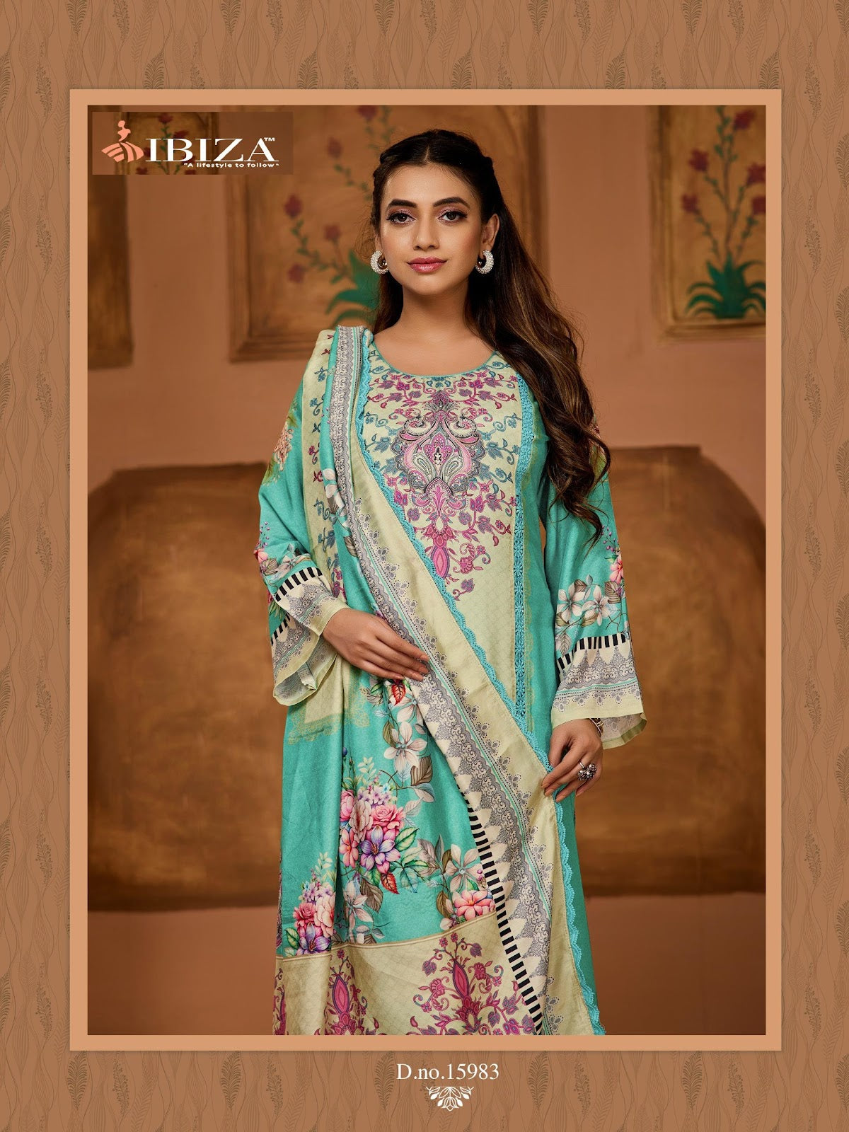 Riyasat Vol 10 Ibiza Pure Bemberg Pant Style Suits Wholesale