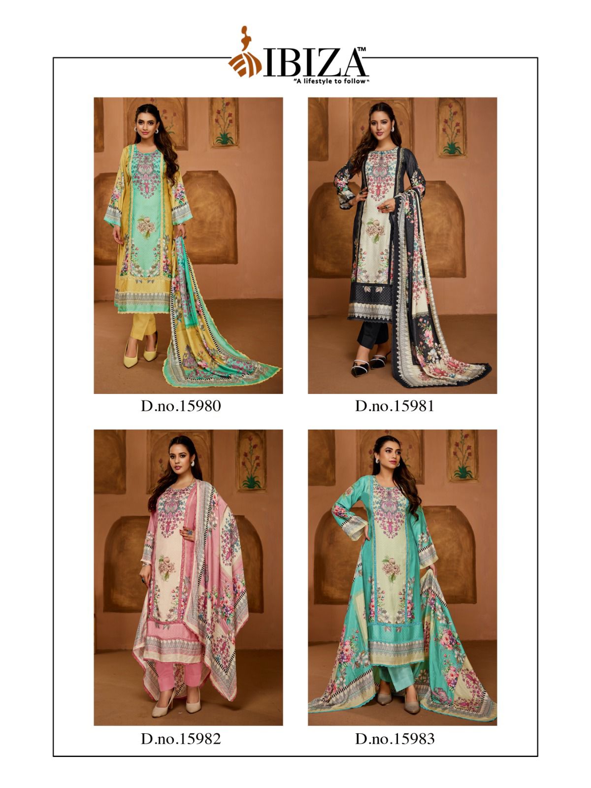 Riyasat Vol 10 Ibiza Pure Bemberg Pant Style Suits Wholesale
