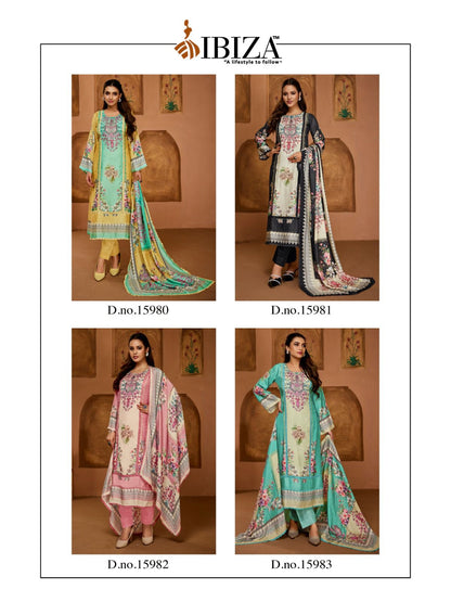 Riyasat Vol 10 Ibiza Pure Bemberg Pant Style Suits Wholesale