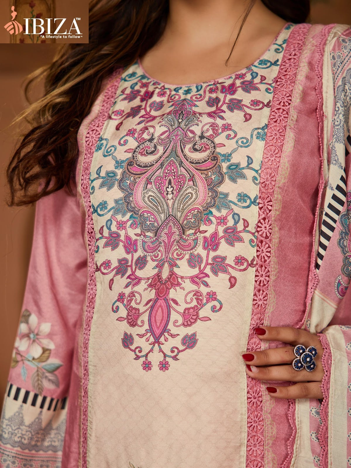 Riyasat Vol 10 Ibiza Pure Bemberg Pant Style Suits Wholesale