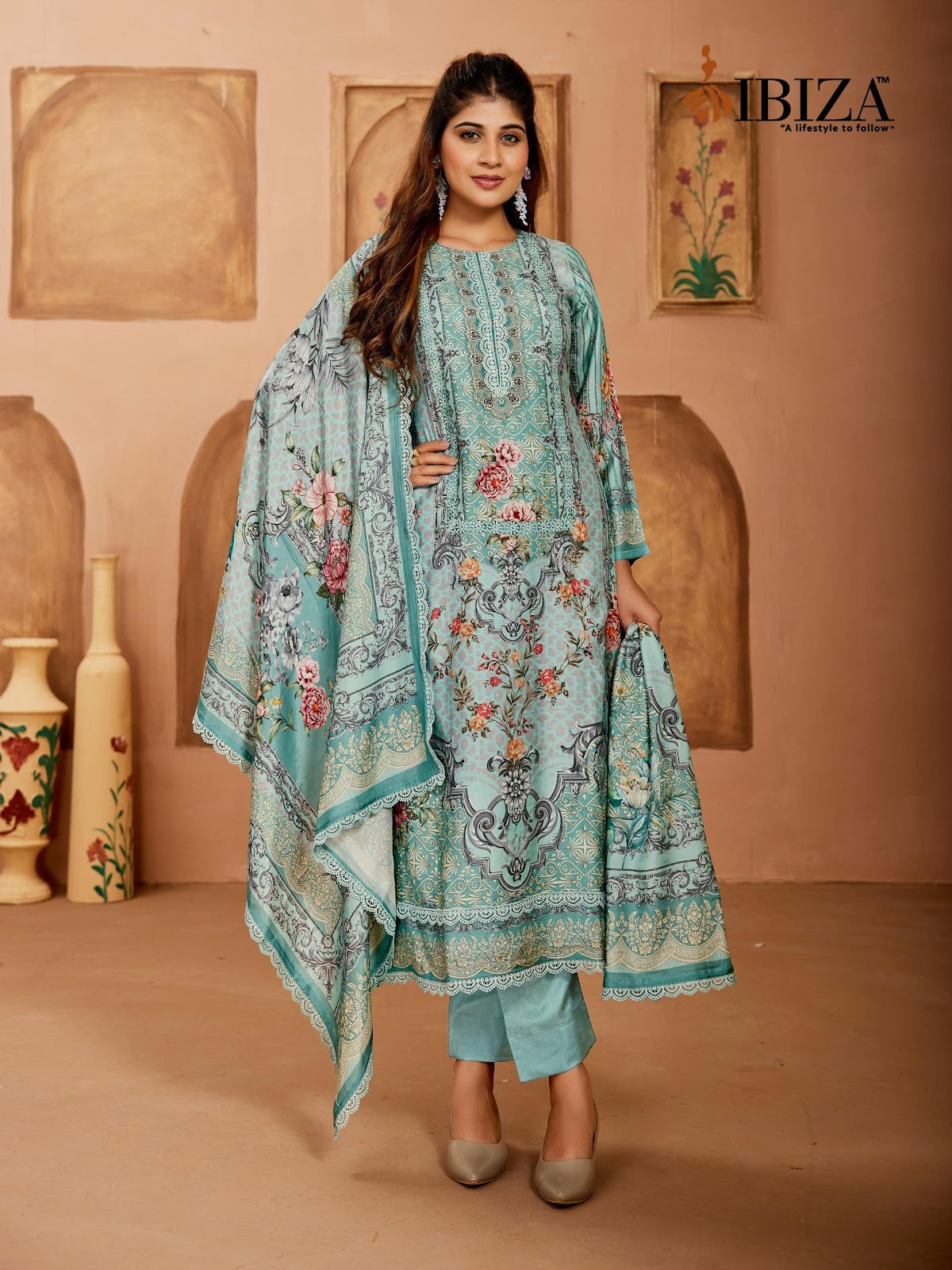 Riyasat Vol 8 Ibiza Pure Bemberg Pant Style Suits Wholesale Price