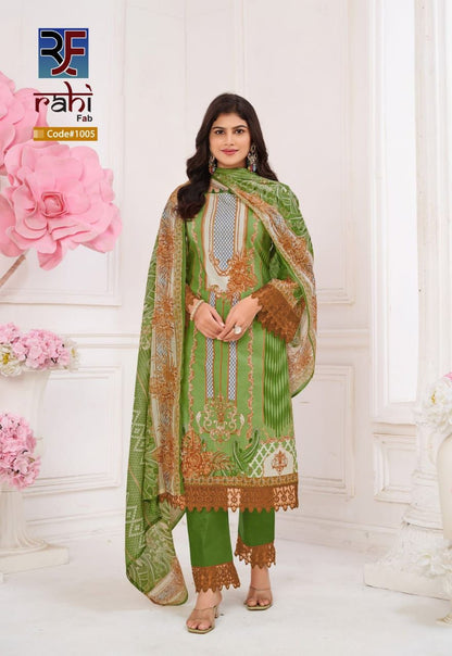 Rizwana Rahi Fab Cotton Karachi Salwar Suits Exporter India