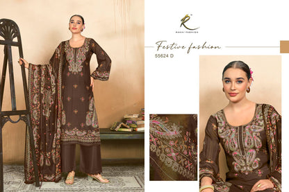 Rizwana Rakhi Fashion Viscose Modal Pant Style Suits Supplier Ahmedabad