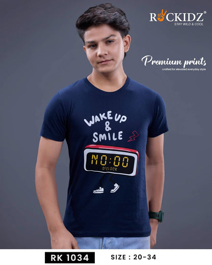 Rk 1034 Rockidz Cotton Boys Tshirt Exporter India