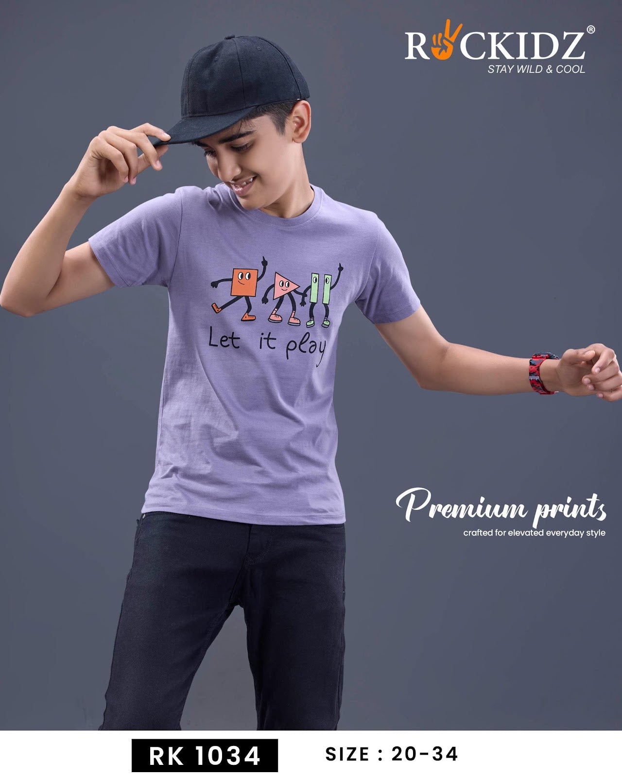 Rk 1034 Rockidz Cotton Boys Tshirt Exporter India