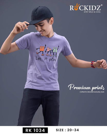 Rk 1034 Rockidz Cotton Boys Tshirt Exporter India