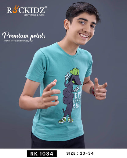Rk 1034 Rockidz Cotton Boys Tshirt Exporter India