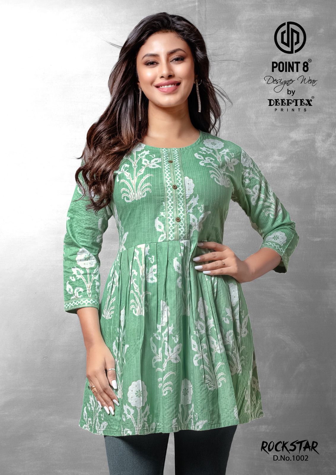 Rockstar Deeptex Prints Cotton Designer Long Top Wholesale Price