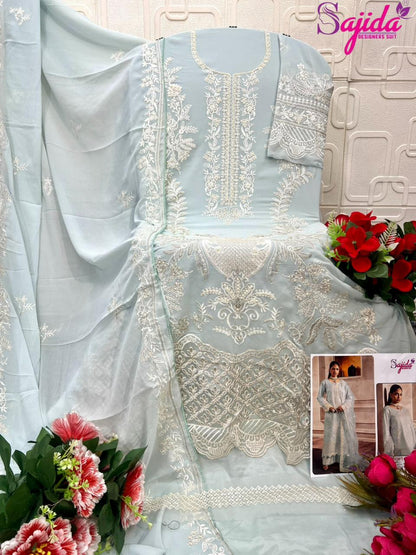 Roheenaz Sajida Georgette Pakistani Salwar Suits Supplier Gujarat