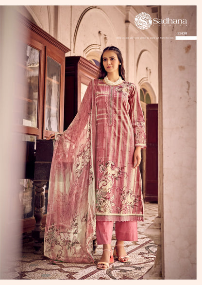 Rohi Sadhana Pure Lawn Pant Style Suits Wholesaler Ahmedabad