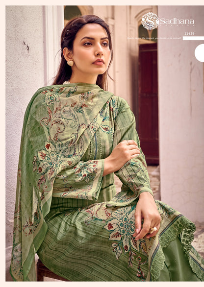Rohi Sadhana Pure Lawn Pant Style Suits Wholesaler Ahmedabad