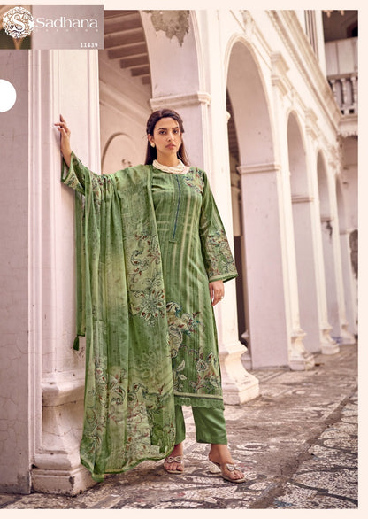 Rohi Sadhana Pure Lawn Pant Style Suits Wholesaler Ahmedabad