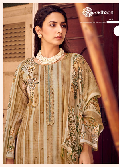 Rohi Sadhana Pure Lawn Pant Style Suits Wholesaler Ahmedabad