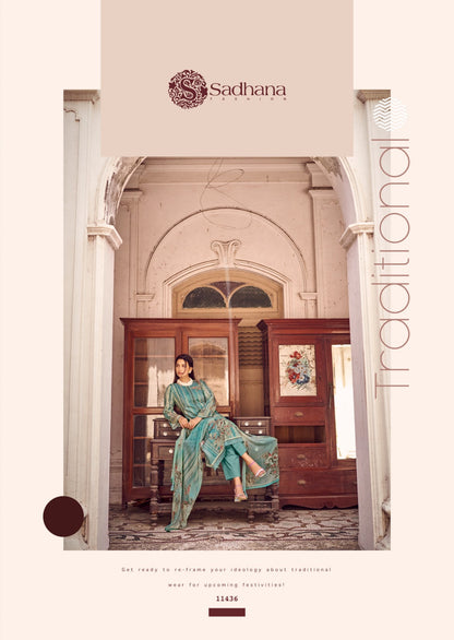 Rohi Sadhana Pure Lawn Pant Style Suits Wholesaler Ahmedabad