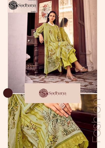 Rohi Sadhana Pure Lawn Pant Style Suits Wholesaler Ahmedabad