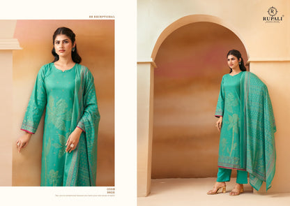 Rohini Rupali Cambric Pant Style Suits Wholesaler
