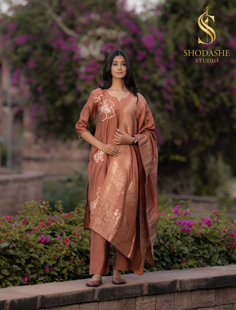 Rohini Shodashe Studio Viscose Readymade Pant Style Suits Supplier Ahmedabad