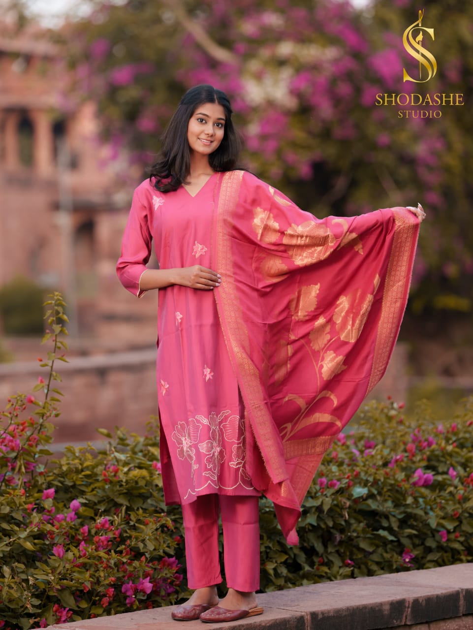 Rohini Shodashe Studio Viscose Readymade Pant Style Suits Supplier Ahmedabad