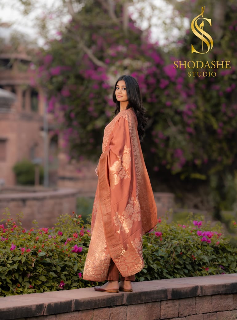 Rohini Shodashe Studio Viscose Readymade Pant Style Suits Supplier Ahmedabad
